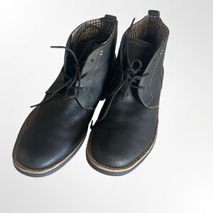Original Penguin Black Leather Chukka Boots in size 9.5